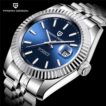 PAGANI DIZAINO 2021 Verslo Mechaninė Šviesos Nardymo Žiūrėti vyrų Sapphire atsparus Vandeniui 100M Nerūdijančio Plieno vyriški laikrodžiai relogio
