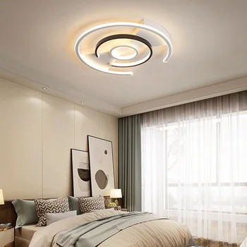 Paprastumas LED Lubų Šviesos už Kambarį Modernių Lubų Lempos, Miegamojo, Virtuvės Paviršių Lubų Žiburiai Su Nuotolinio Valdymo