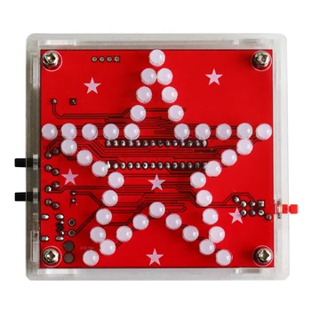Penkerių-pažymėjo Žvaigždutė Šviesos diodų (LED) Rinkinys, Spalvinga Muzikos Žvaigždė Single-chip Elektroniniai integriniai Mikrokompiuterių 