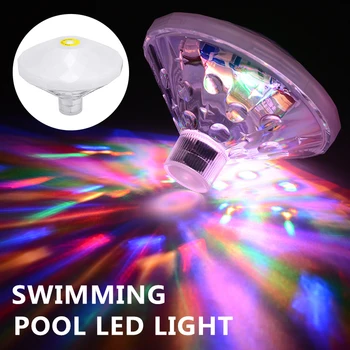 Plūduriuoja po vandeniu Lempos, Povandeninis LED Disco Švytėjimas Rodo, Baseinas, Spa Vonia Lempos Vonia Šviesos