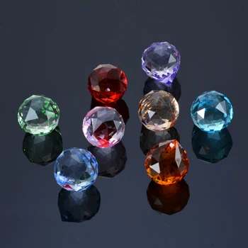 Rainbow Crystal Stiklo Apšvietimas Kamuolys Celling Šviestuvo Lempos Prizmės Hanging Ball 8pcs 20MM, Namų Apšvietimas, Dekoro priedai veltiniams, vilna