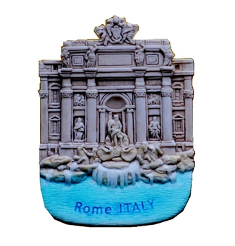 Romoje Trevi Fontanas Ranka-Dažytos Aromaterapija 3D Šaldytuvas Magnetai, Italija, Kelionių Suvenyrai, Šaldytuvas, Magnetinis Lipdukas