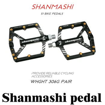 Shanmashi S-1 guolių pedalo kelių/kalnų dviračių pedalų Aliuminio lydinio pedalų anti-slip pedalo dviračiu priedai