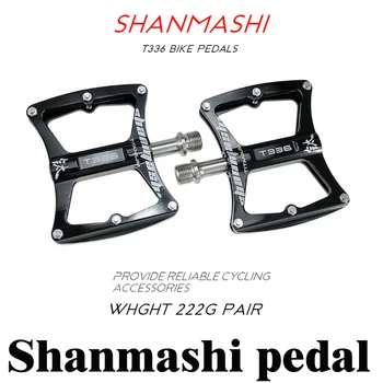 Shanmashi T336 guolių pedalo kelių/kalnų dviračių pedalų Titano lydinio pedalų anti-slip pedalo dviračiu priedai