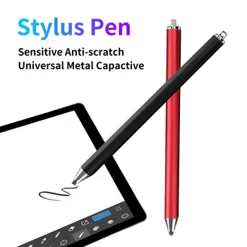 Stylus Pen, su Elastinga Virve, Jautrus Anti-scratch Universaliųjų Metalo Capactive Touch Rašyti Pen Tablet Pen Išmaniųjų Telefonų