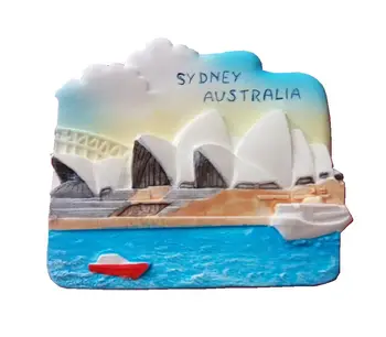 Sydney Opera House Aromaterapija Šalto Porceliano, Rankų darbo Dažytos 3D Šaldytuvas Magnetai, Kelionių Suvenyrai, Šaldytuvas, Magnetinis Lipdukas