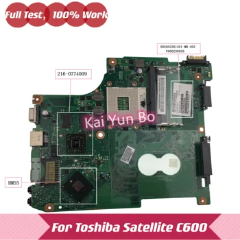 V000238030 6050A2381501-MB-A02 Mainboard Toshiba Satellite C600 Nešiojamas Plokštė 6050A2381501 su 216-0774009 HM55 DDR3