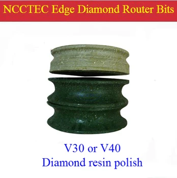 V40 EdgeArt Diamond dervos poliravimo Kelvedžio Bitai NEMOKAMAS pristatymas | V skirstymas granito kraštai | šiurkščiavilnių arba bauda, poliravimas