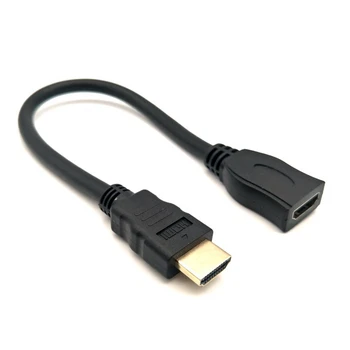 Verlängerung Kabel Männlich zu Weiblich HDMI-kompatibel 2,0 HDMI Extender Adapteris, Kabel 0,3 M 0,5 m für PC, PS3, PS4 PC TV Nešiojamas kompiuteris