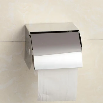 Vonios kambarys popieriaus ritinio laikiklis didelis audinių langelį laikiklis prie sienos tvirtinamas, Nerūdijančio Plieno Viešbutis/Virtuvės vandeniui atsparaus popieriaus laikikliai