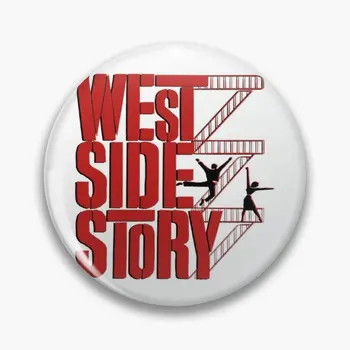 West Side Story 【Pritaikoma】Minkštas Mygtuką Pin Skrybėlę Metalo Papuošalai Ženklelis Meilužio Dovana Mielas Drabužių Dekoro Moterų Atlapas Pin Kūrybos