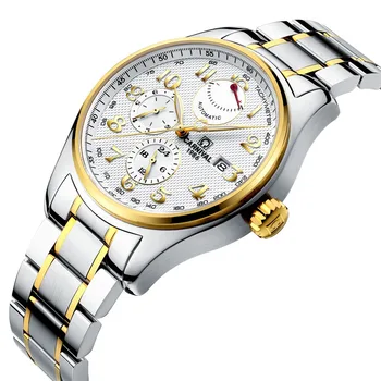 Šveicarija Karnavalas Prekės Prabangių Vyrų Laikrodžiai Importo Mechaninis laikrodis Vyrams, Multi-funkcija, Energijos Saugojimo hombre relogio C-H689AG-3
