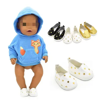 1 Pora 7cm Lėlės Batai 18 Colių American Doll & 43Cm Baby Naujas Gimęs Lėlės Priedai Mūsų Karta Berniukas Mergaitė Žaislas 