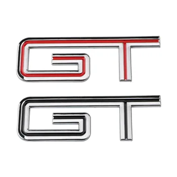 1 Vnt 3D GT Automobilių Ženklelis Emblema Lipdukas Lipdukai GT BMW KIA Forte Optima Picanto Stinger 