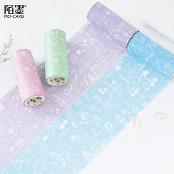 10cm pločio versija washi tape mažų šviežių candy spalva Kalėdų ir Naujųjų Metų dovanų pakavimo vertus sąskaitą apdailos lipdukai