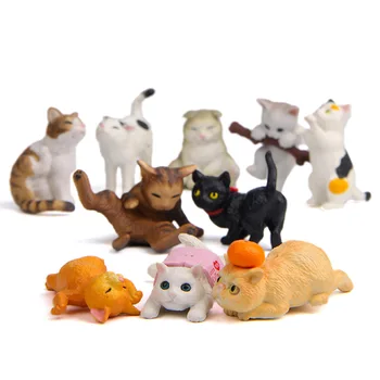 10VNT/daug Kačių, self-healing sistema, šilta serija katė spalvinga gyvenimo rankų kūrybinis žaislas Vaikų Žaislas Darbastalio Apdaila Pav.