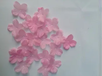 2,000 vnt 4.5*4.5 cm, Rožinė Hydrangea Gėlių Lapai, Žiedlapiai Už Vestuves šventinį Stalą Vieta Apdaila