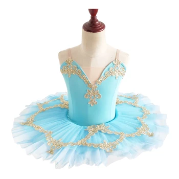 2020 Mergaitės Balerinos Balerinos Suknelė Kalnų Krištolas Decro Lankas Dizainas Šokių Tiulio Sijonas Mergaitėms Trumpomis Rankovėmis Veiklos Princesė Suknelė