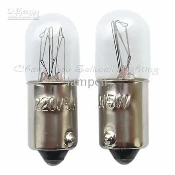 220V 5W ba9s t10x28 a355 2022 Naujas Miniatiūriniai lemputės