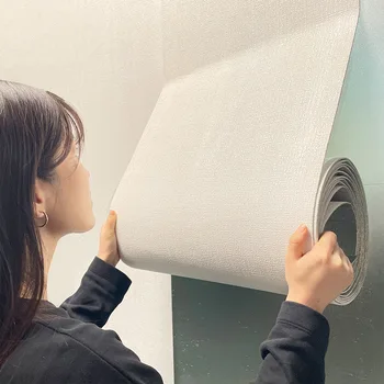 3D Tapetai Lipni, Linų Siena Lipdukas Minkštas Paketo Darželio Sienų Apdaila Vandeniui Putų Siena Lipdukas