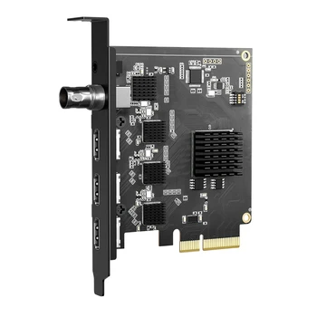 4 Kanalų SDI/HDMI suderinamus Vaizdo įrašymo Plokštę 1080P 60Hz Transliacijos PCI Express HD Kortelės OBS Vmix Wirecast Transliacijos