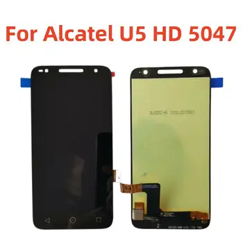 5.0 colių Alcatel U5 HD 5047i 5047D lcd Ekranas+Touch Ekranas skaitmeninis keitiklis Asamblėjos Pakeisti Alcatel u5 mobilusis Telefonas