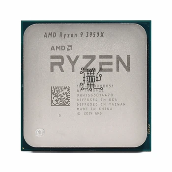 AMD Ryzen 9 3950X R9 3950X 3.5 GHz, 16-Core, 32-Sriegis CPU Procesorius 7NM L3=64M 100-000000051 Lizdas AM4