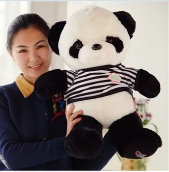 apie 55cm panda pliušinis žaislas puikus megztinis panda lėlės gimtadienio dovana w6739