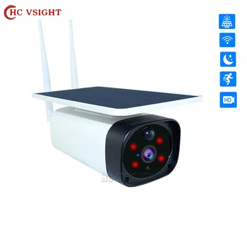 Atsparus vandeniui IP Wifi Saulės Kamera PIR 1080P HD Lauko Smart Home CCTV Vaizdo Stebėjimo Belaidžio IP66 atsparus Vandeniui Dviejų krypčių Garsas