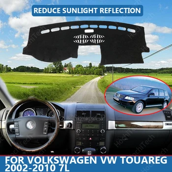 Automobilių Vidinis prietaisų Skydelio Dangtelį Capet Žaliojo Volkswagen VW Touareg 2002-2010 7L Dashmat skėtį nuo saulės Mygtukai Padengti Brūkšnys Kilimėlis