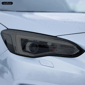 Automobilių Žibintų Apsauginės Atspalvis Filmas Dūmų Juodos Skaidrios TPU Šviesos Įklija, Subaru Impreza Hacthback GP 2012-2016 2017-On