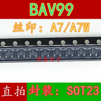 BAV99 A7W A7 SOT23 0.2 A/70V