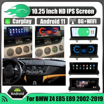 BMW Z4 E85 E89 2002-2019 Android 11.0 Automobilio Stereo Radijo Multimedijos Grotuvas GPS Navigaciją HD IPS Ekranas Galvos Vienetas 10.25 Colių