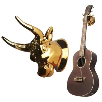 Bulių Galvos Gitara Pakaba Kablys Vario Apkalos ABS Medžiaga Sienos Montuojamas Bull Art Gitara 