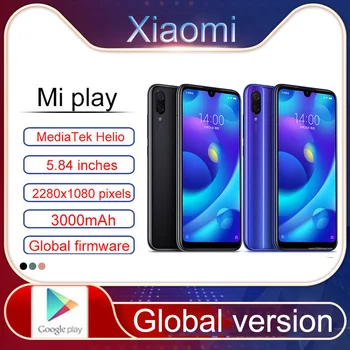 Celular Xiaomi Žaisti Išmanųjį telefoną Mediatek MT6765 Gel P35 Telefono Protingas 1080 X 2280 Pikselių