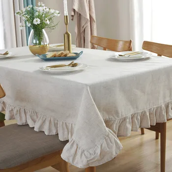 CFen A Europos Kokybės Medvilnės Skalbiniai Lotus staltiesė Spausdinti Valgomasis Staltiesė Namų Virtuvė Pobūvių Viešbučio Dekoras