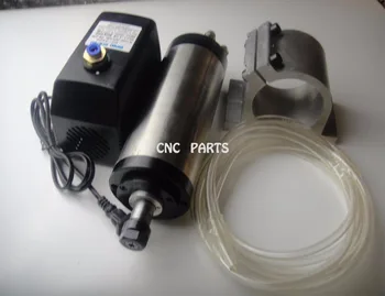 CNC frezavimo veleno ER16 1,5 KW vandens aušinimo velenas +vandens pompa+vandens vamzdis+veleno parama