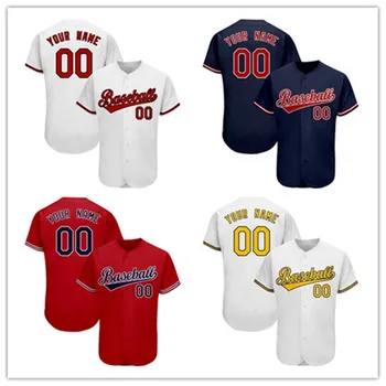 Custom Pavasarį Beisbolo Jersey Šeimos Spausdinti Suaugusiųjų/Vaikų Megztiniai Kelių Spalvų-dizainas Išsiuvinėti Sporto Marškinėliai Su Raidėmis