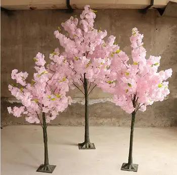 Dirbtinė Vyšnių TreeSimulation Padirbtų Gėlių Medžio Kambarį Viešbutyje Vestuvių Dekoravimas, Namų Dekoravimo Cherry Tree
