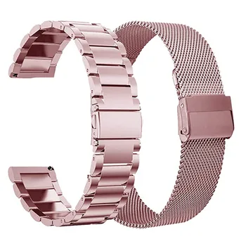Dirželis Iškastinio Gen 4 Q Rizikos HR / Gen 3 Q Rizikos Smartwatch 18mm Metalo riešo juostos LG žiūrėti stilius plieno juosta