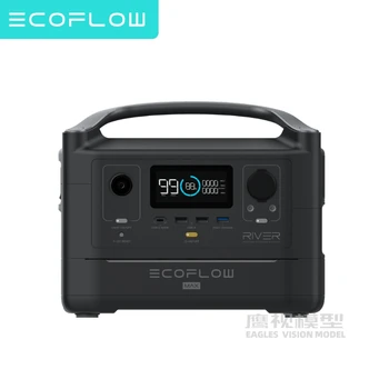 EcoFlow Zhenghao Lauko Mobilių Elektros Rui Upės Max 600W/576wh Savarankiškai Vairuoti Kempingas Baterija