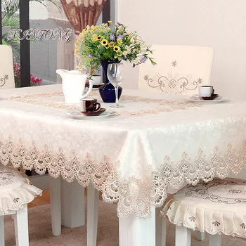 Europos Poliesteris Staltiesė, Siuvinėta Staltiesė Aikštėje Gėlių Home Hotel Vestuvių Stalą Padengti Dekoratyvinių toalha de mesa
