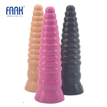 FAAK didelis butt plug silikono analinis sekso žaislai moterims, vyrams, išangės masažas klitorio pūlingas skatinti analinis dildo gyvis sekso produktai