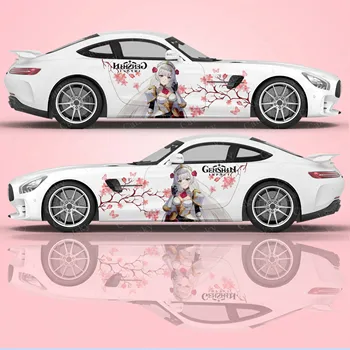 Genshin Anime Automobilio Pusėje Lipdukas Pakavimo Reikmenys Dauguma automobilių Lipdukas Žaidimas Merginos,