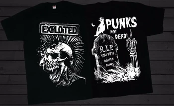 Išnaudojamų - Punk Not Dead - Škotijos Punk Roko Grupė, T-Marškinėliai, Dydžiai S-6Xl