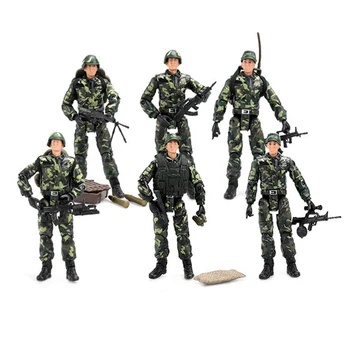 Kariuomenės Specialiosios Pajėgos 1:18 Mastelis 3.75 Colių Jungtinės Veiklos Lėlės Kinų Karys Modelis Berniukas Žaislas