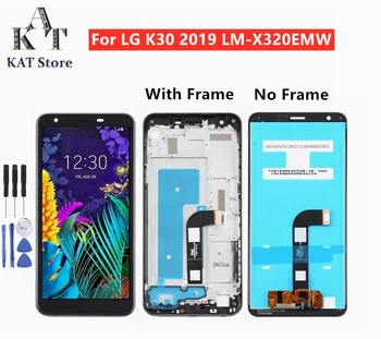 KAT LCD Ekrano Pakeitimas LG K30 2019 LM-X320EMW LMX320EMW LCD Ekranas Jutiklinis Ekranas Su Rėmo Kokybės Garantija