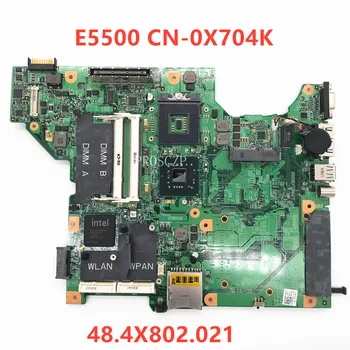 KN-0X704K 0X704K X704K Aukštos Kokybės Mainboard Latitude E5500 Nešiojamas Plokštė 07238-2 48.4X802.021 DDR3 100% veikia Gerai