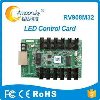 Linsn RV908M32 rv908m kontrolės gauna kortelę su centru uostų darbas su ts802d led vaizdo procesorius vadovavo matricos led modulis p3