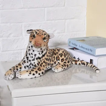 mažas mielas modeliavimas leopard žaislas įdaryti tikroviška leopard 